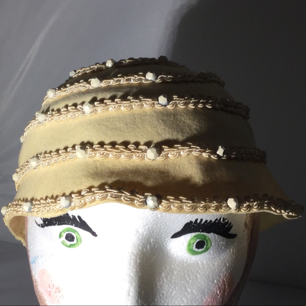 Merrimac Hat Corp Vintage 1950s Gardenia Fashion Hat